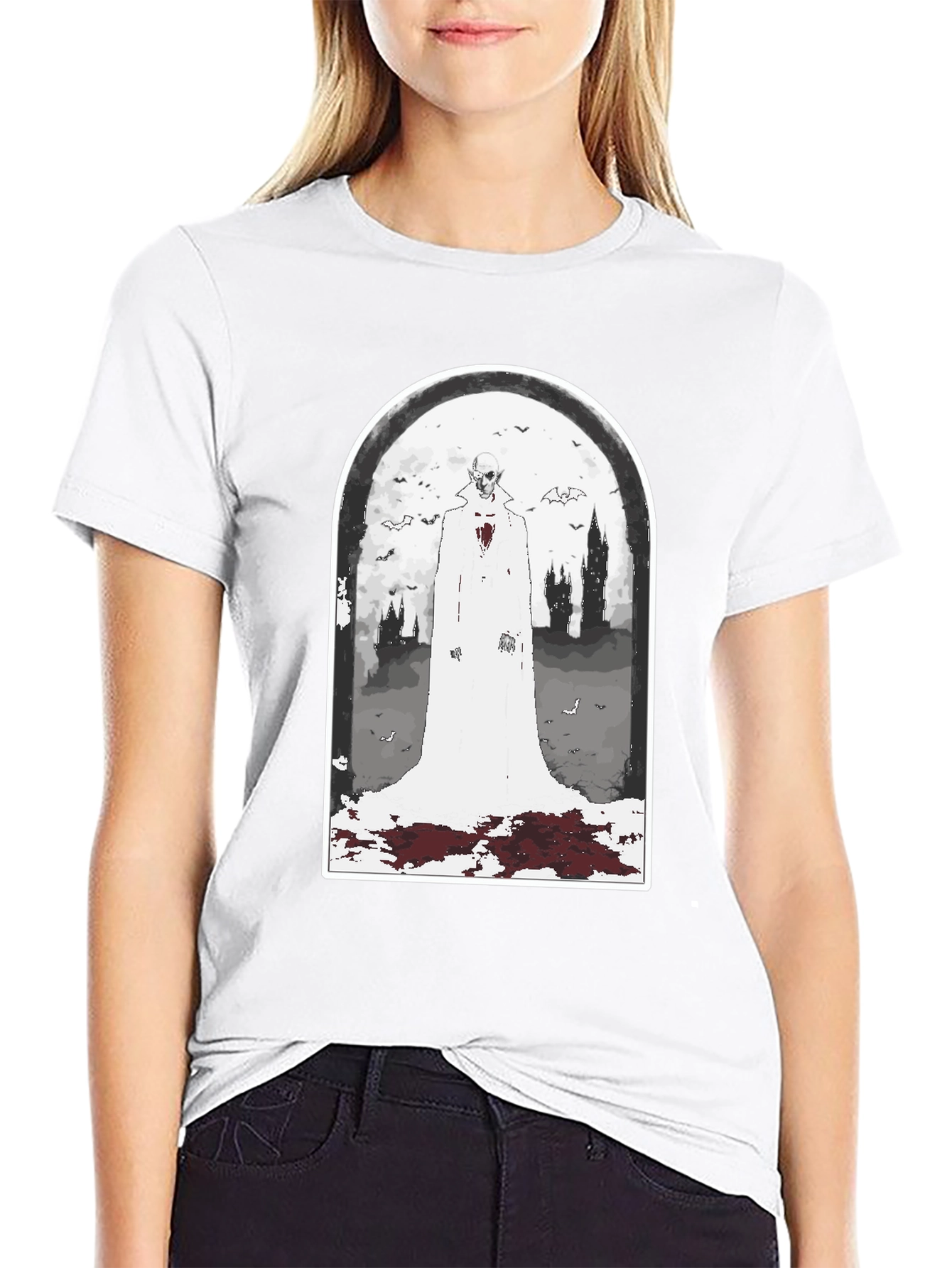 Spooky Undead Vampire T-Shirt
