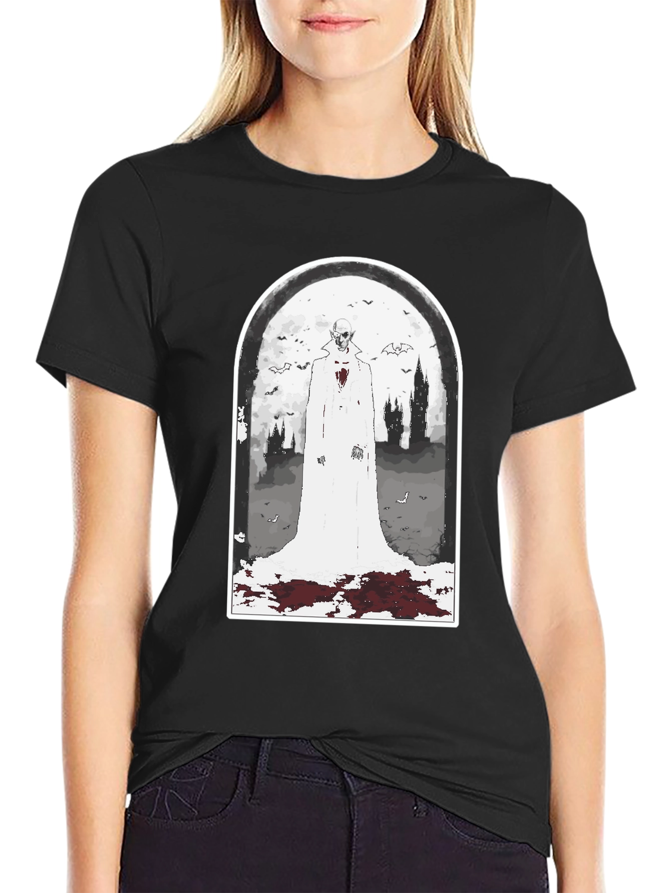 Spooky Undead Vampire T-Shirt