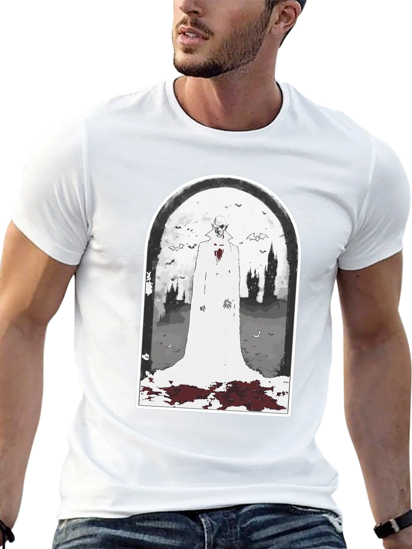 Spooky Undead Vampire T-Shirt