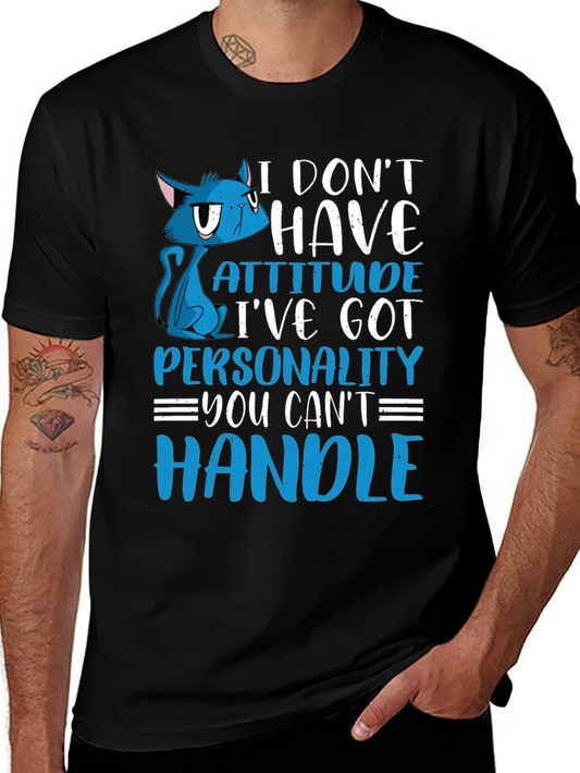 Attitude Cat Graphic Tee