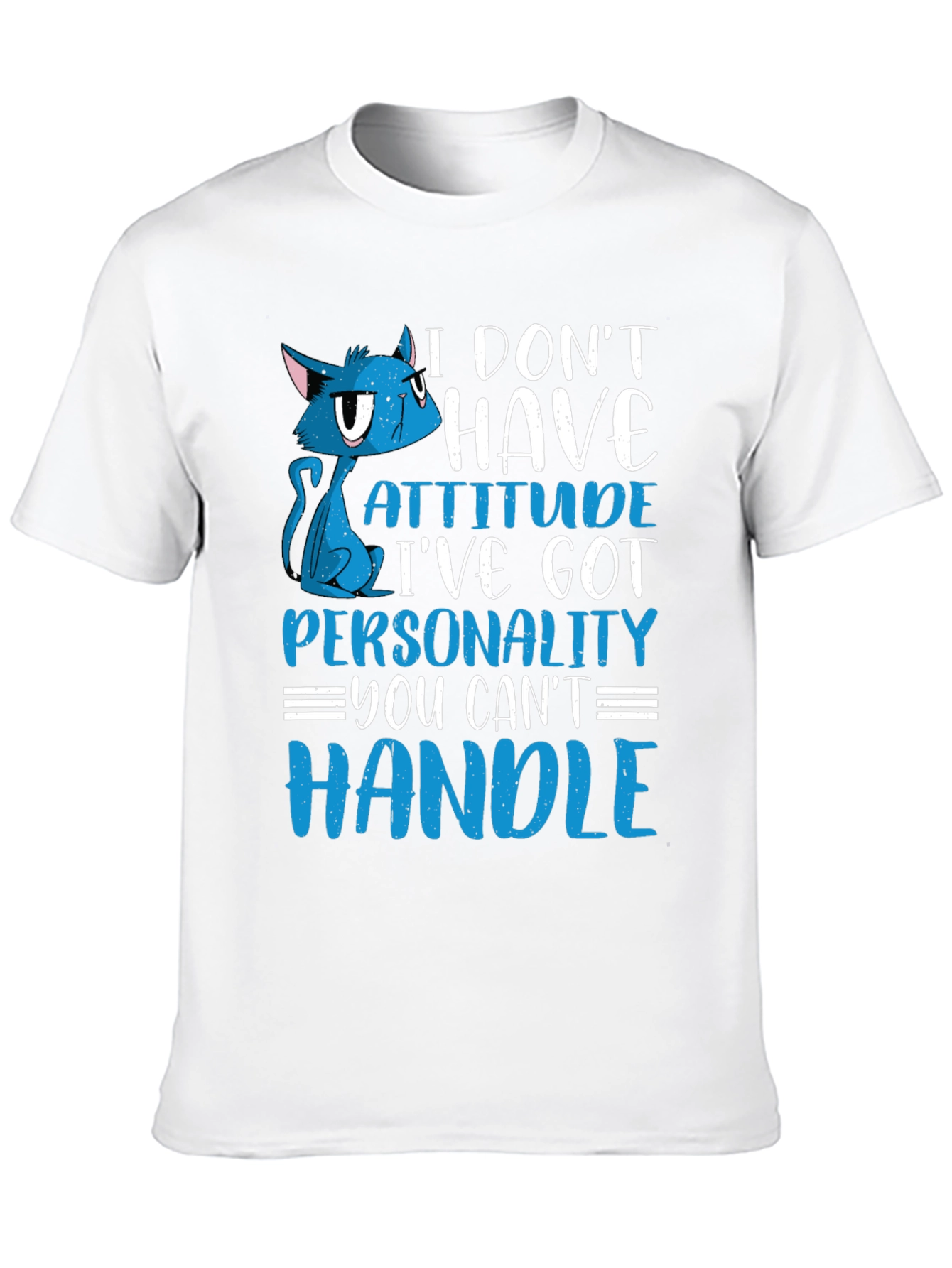 Attitude Cat Graphic Tee