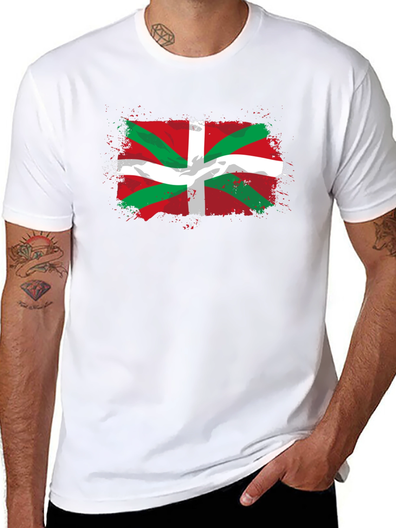 Basque Flag T-Shirt - Euskal Herria Design