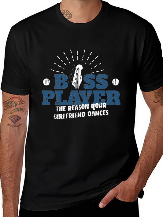 Bass Player T-Shirt - The Reason Your Girlfriend Dances - Graphic Tee