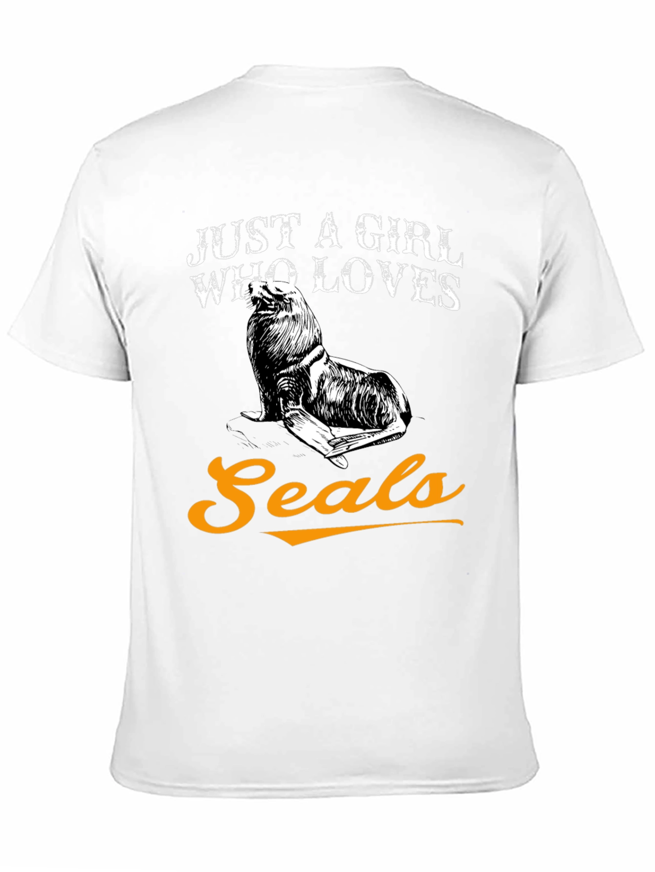 Just a Girl Who Loves Seals Graphic T-Shirt