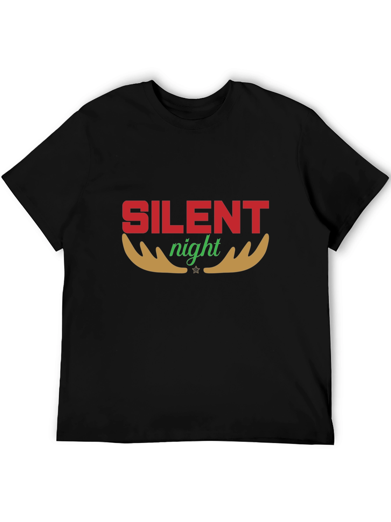 Silent Night Holiday Graphic Tee