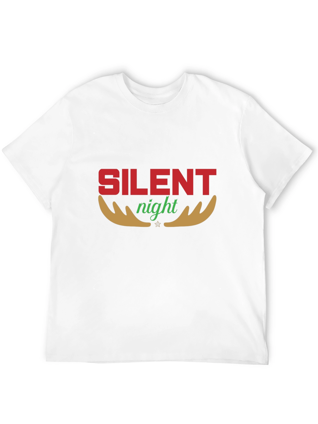 Silent Night Holiday Graphic Tee