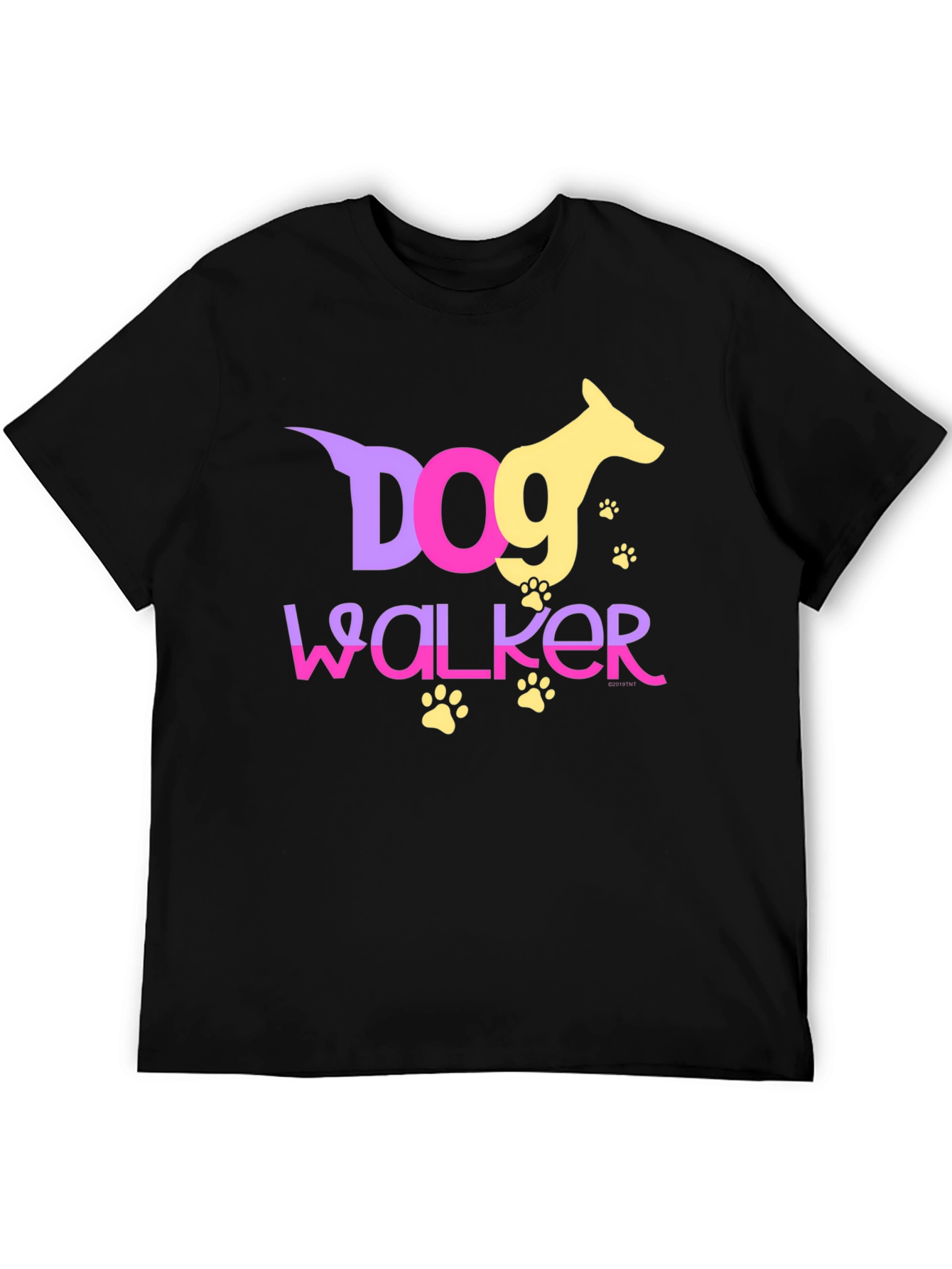 Dog Walker Graphic Tee | Pet Care Apparel