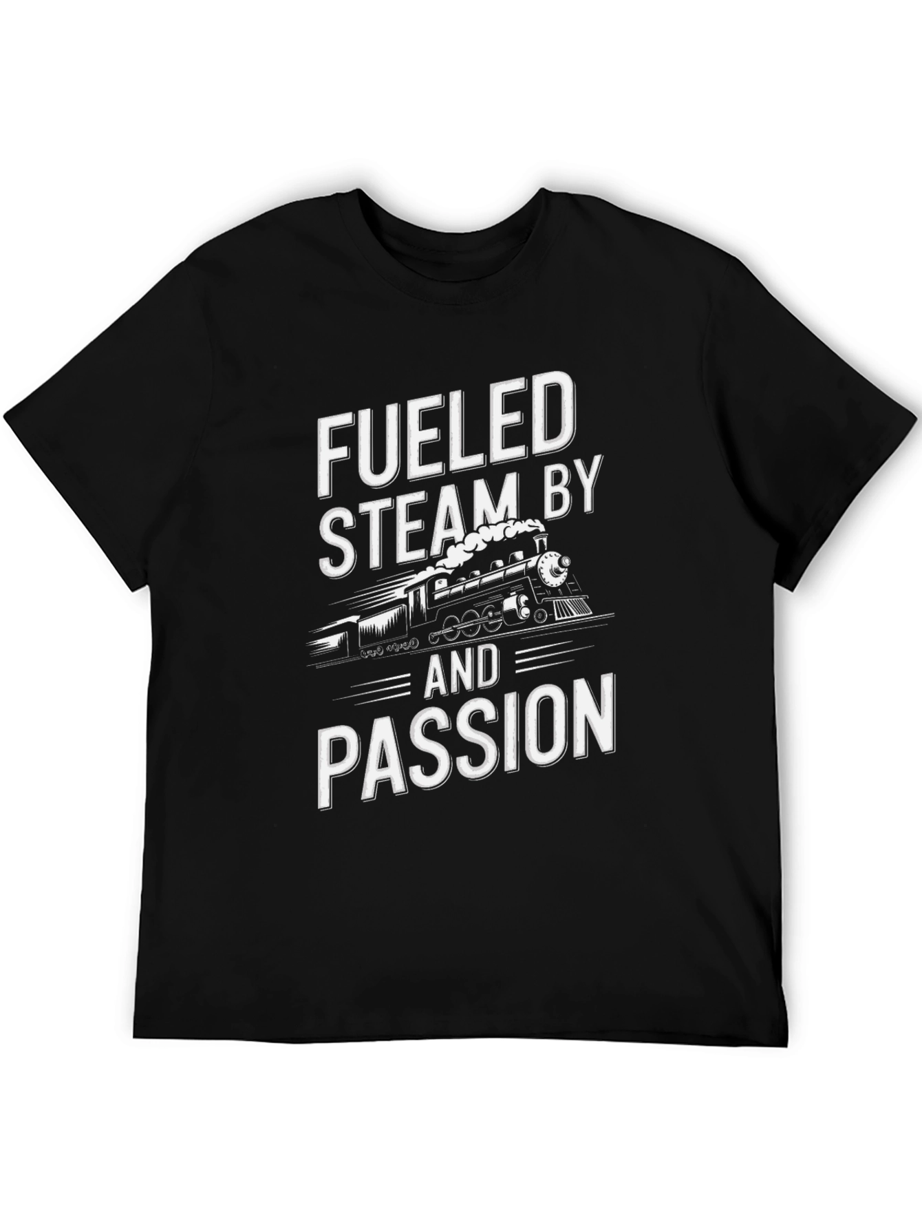 Fueled By Steam & Passion Black T-Shirt