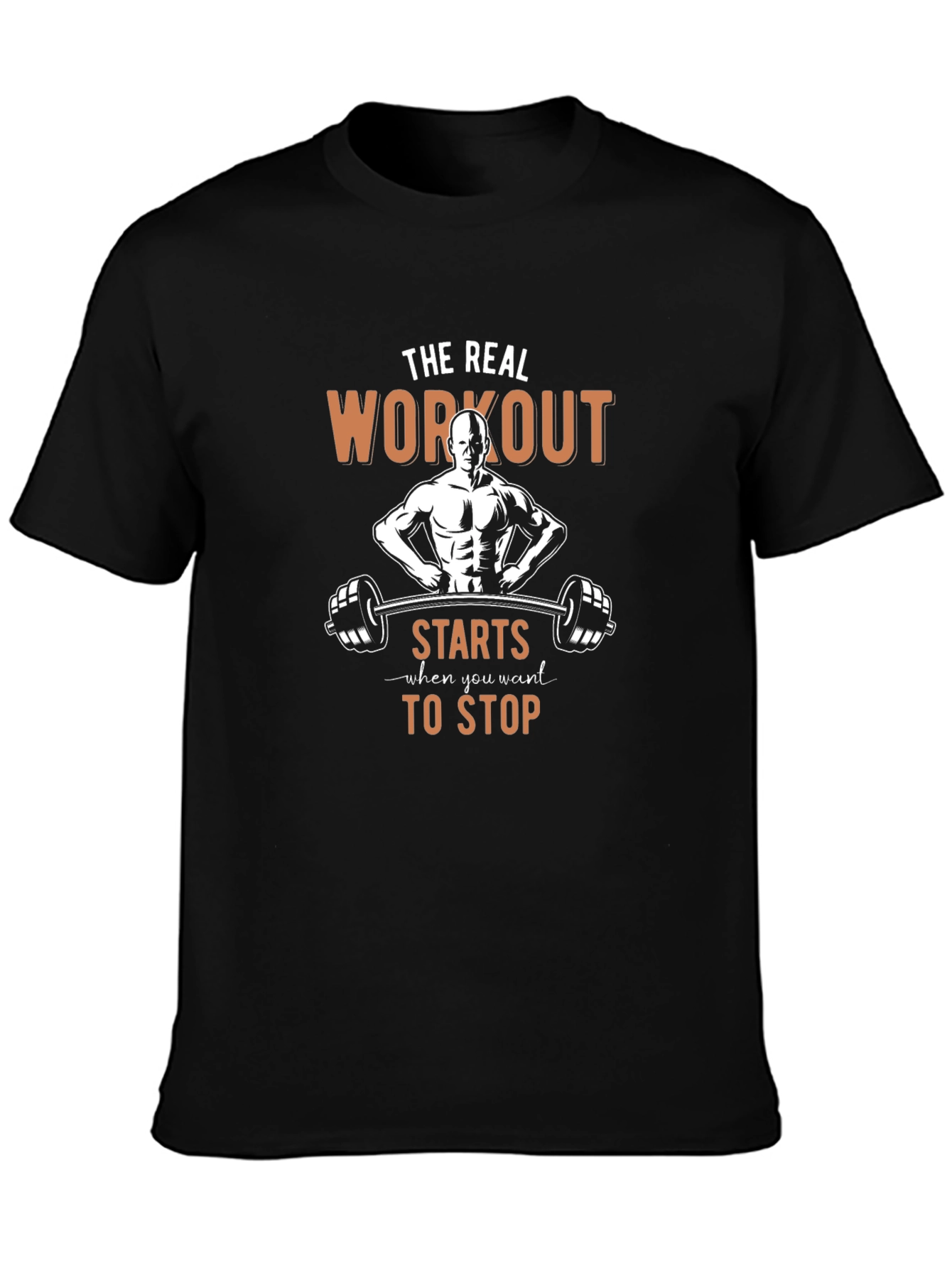Workout Motivation T-Shirt - The Real Workout
