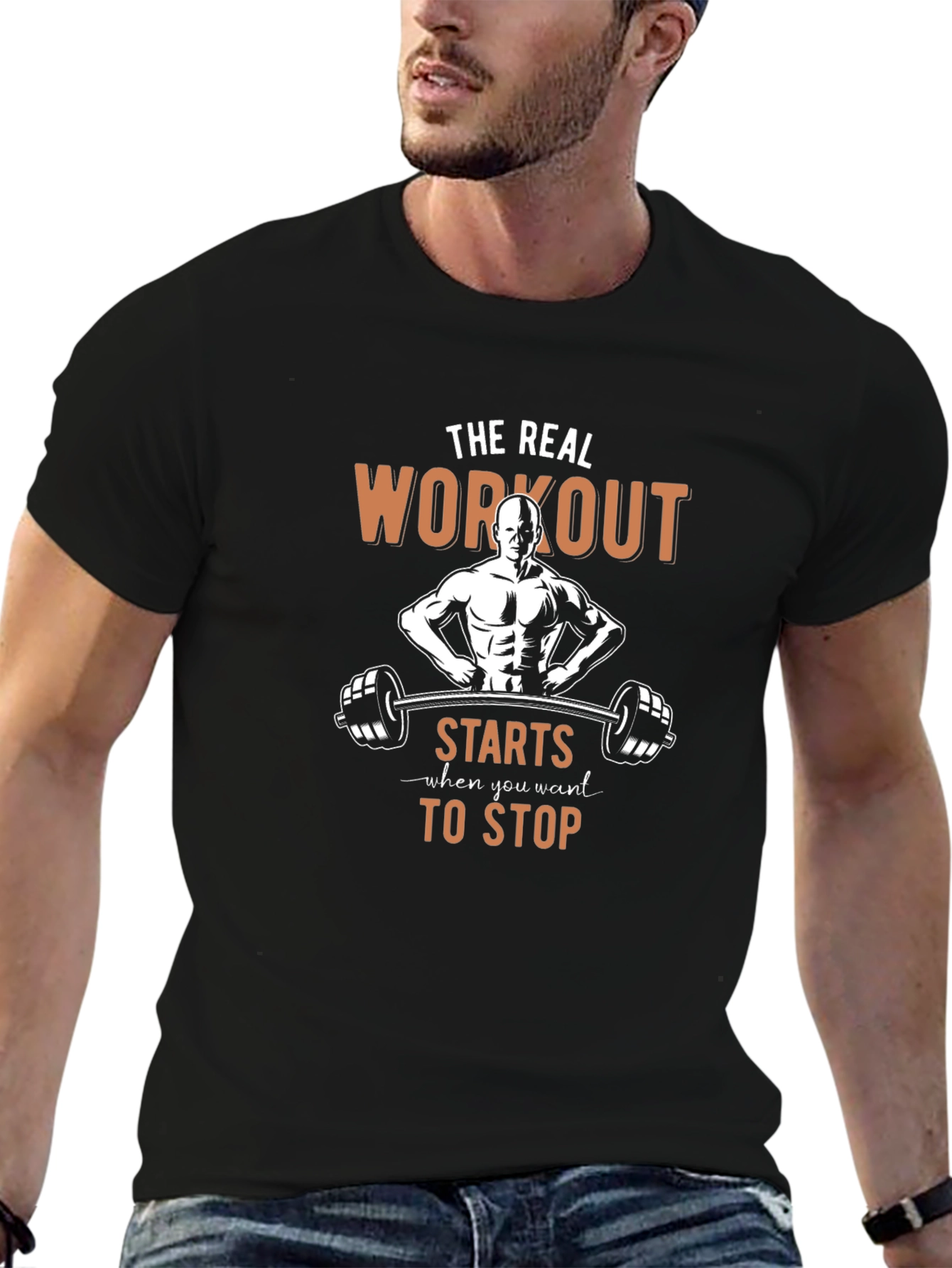 Workout Motivation T-Shirt - The Real Workout