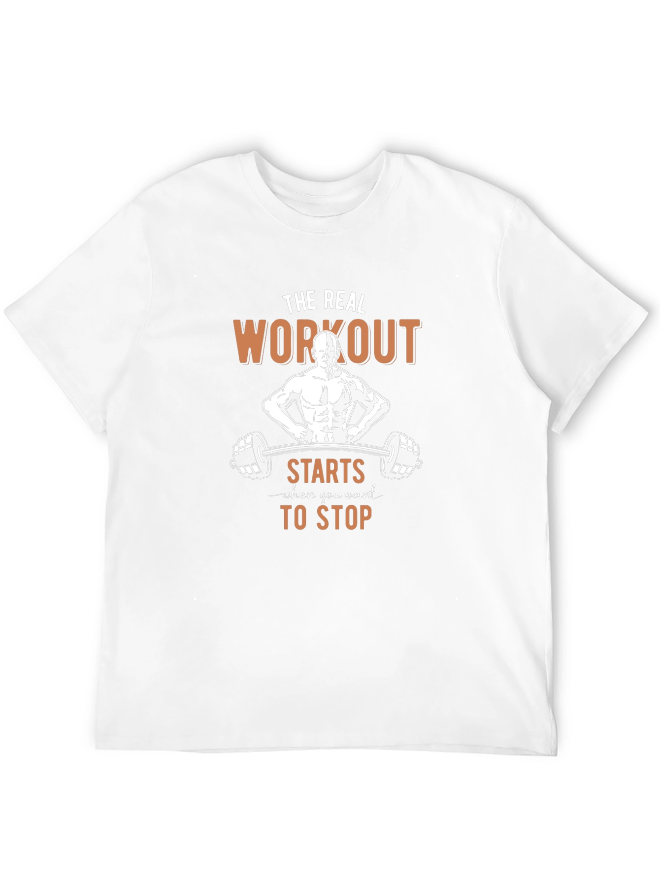 Workout Motivation T-Shirt - The Real Workout