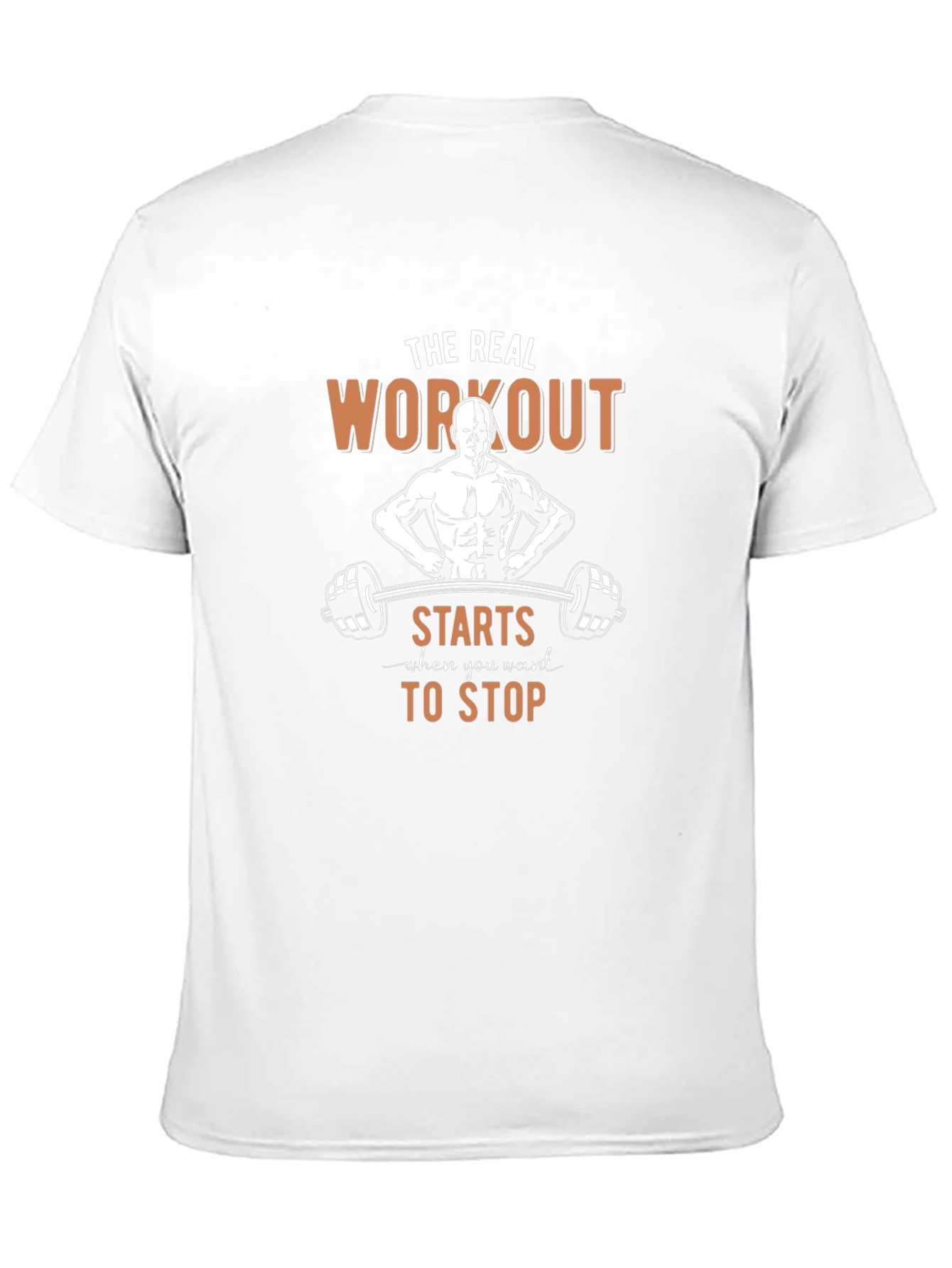 Workout Motivation T-Shirt - The Real Workout