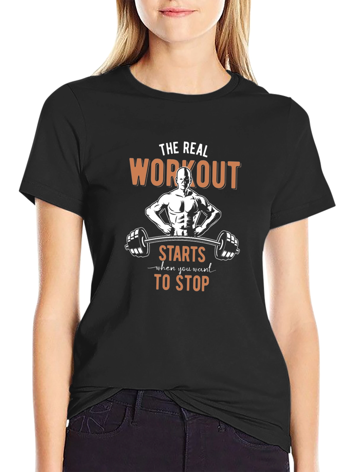 Workout Motivation T-Shirt - The Real Workout