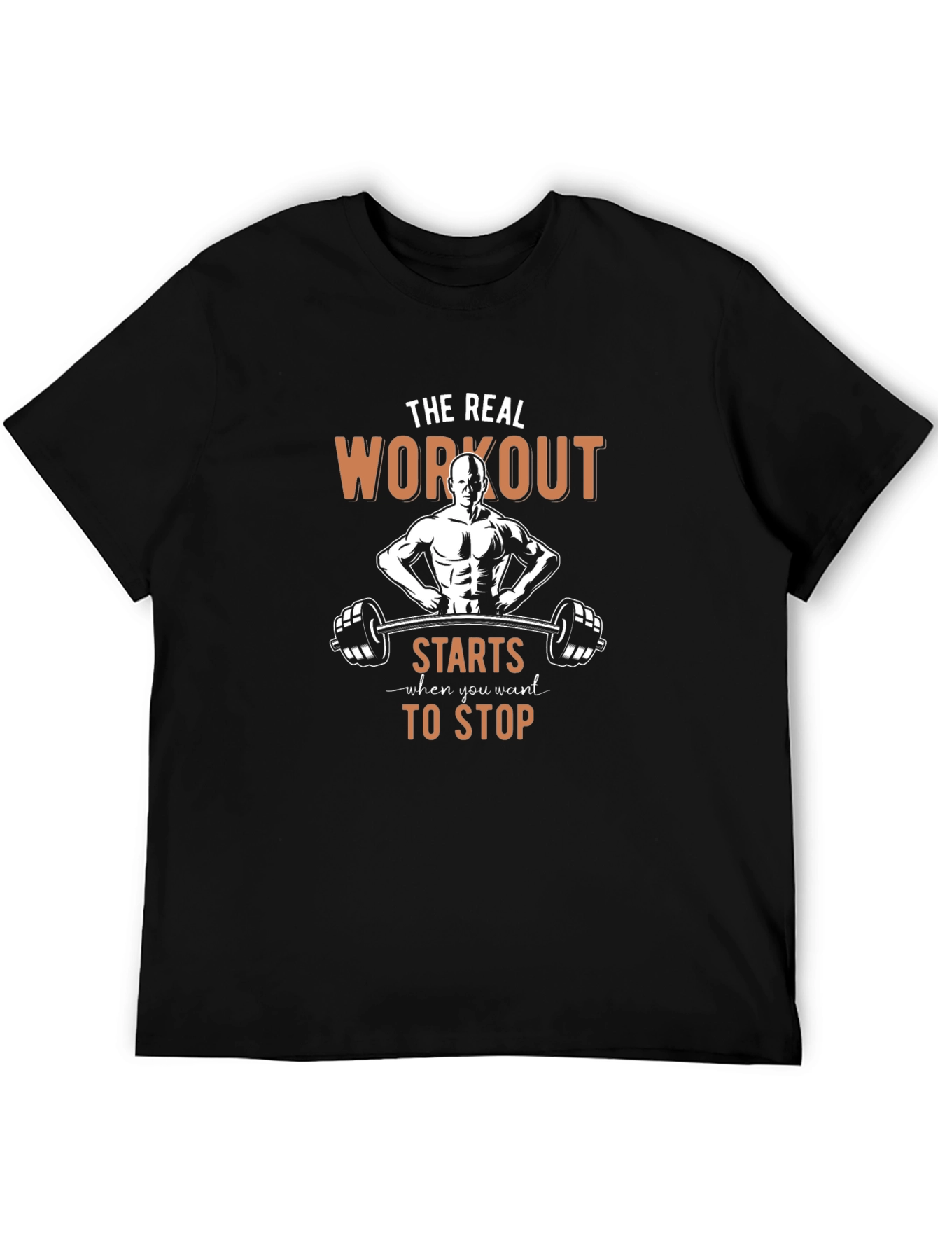 Workout Motivation T-Shirt - The Real Workout