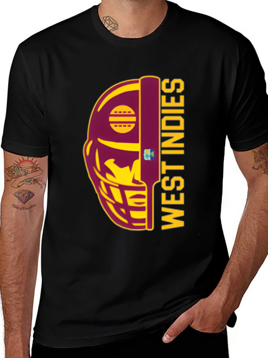 West Indies Cricket Helmet T-Shirt