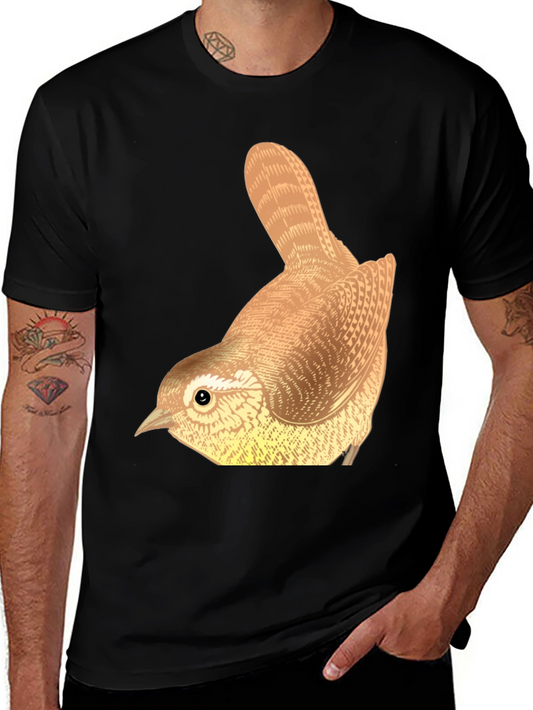 Wren Bird Graphic Tee - Nature Lover T-Shirt