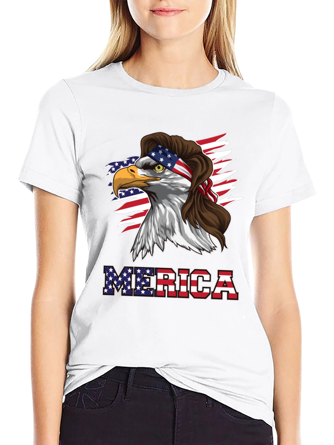 Patriotic Eagle Graphic Tee