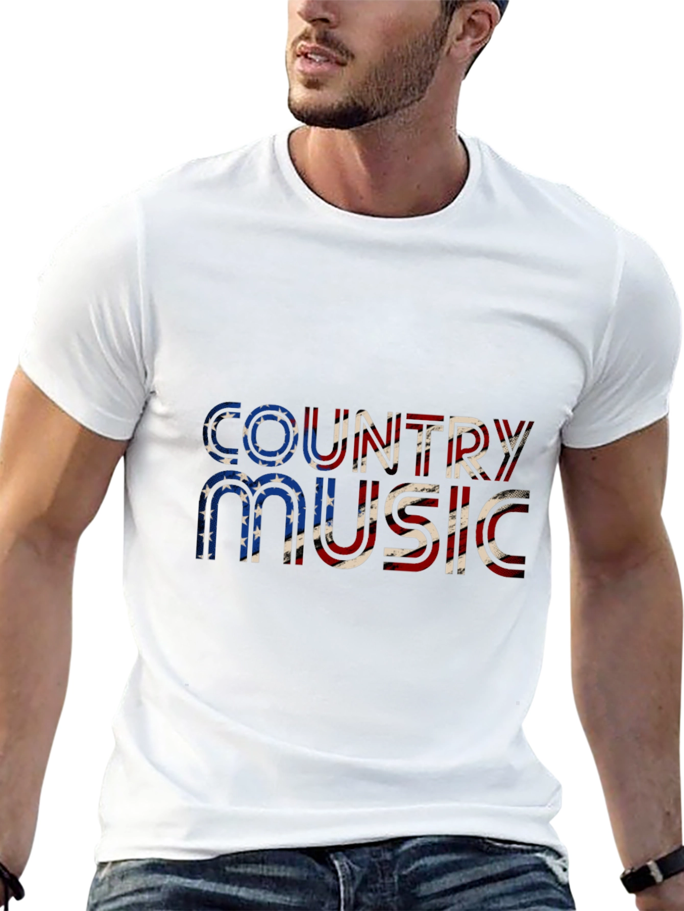 Country Music American Flag T-Shirt