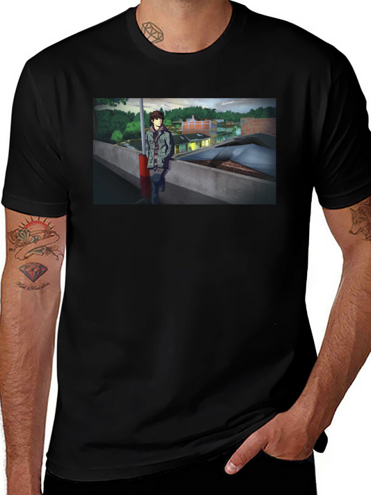 Anime Scene Graphic Tee - Urban Style