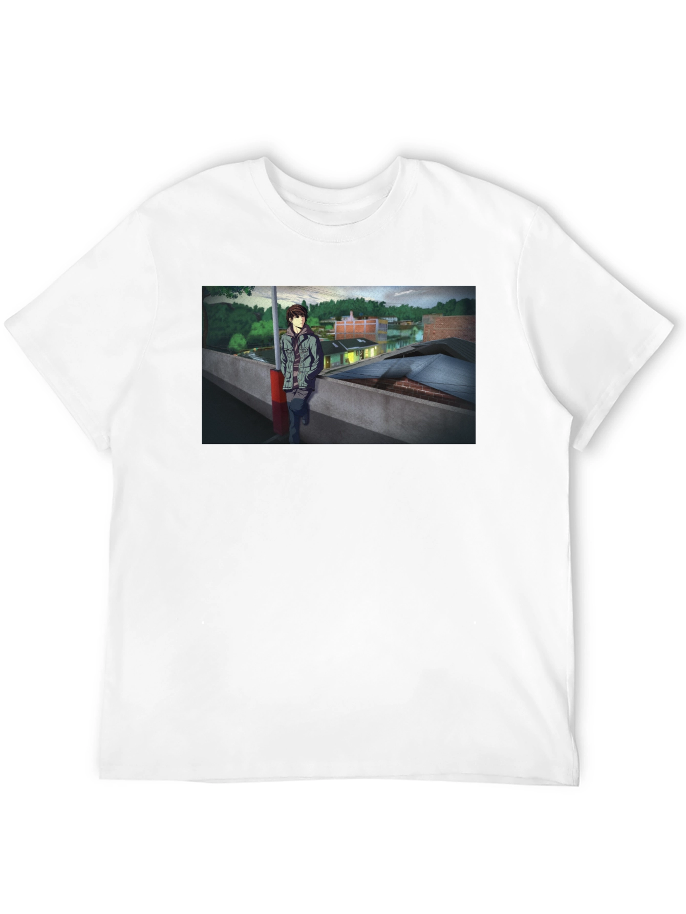 Anime Scene Graphic Tee - Urban Style
