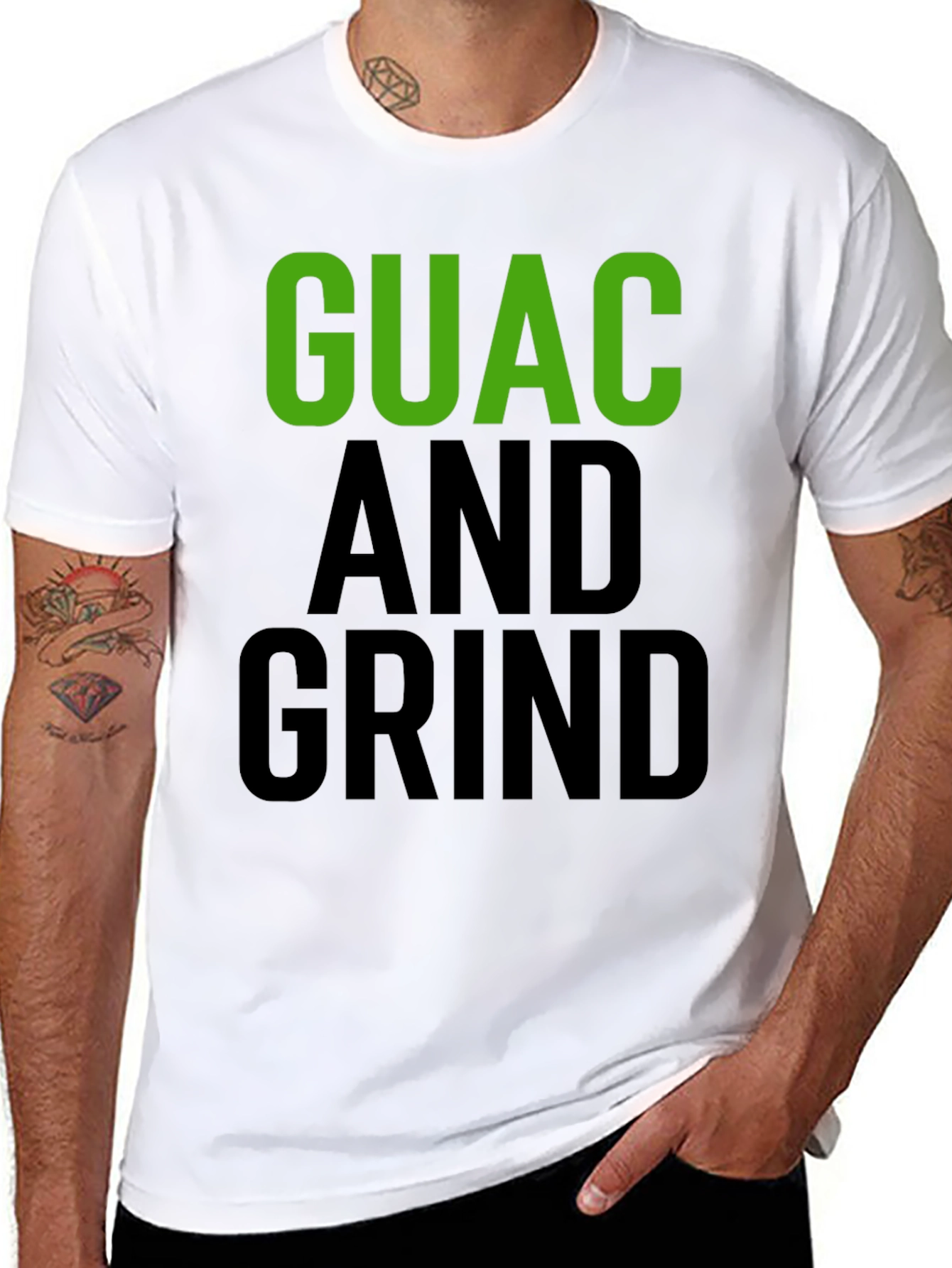 Guac and Grind Graphic Tee -  Casual Style