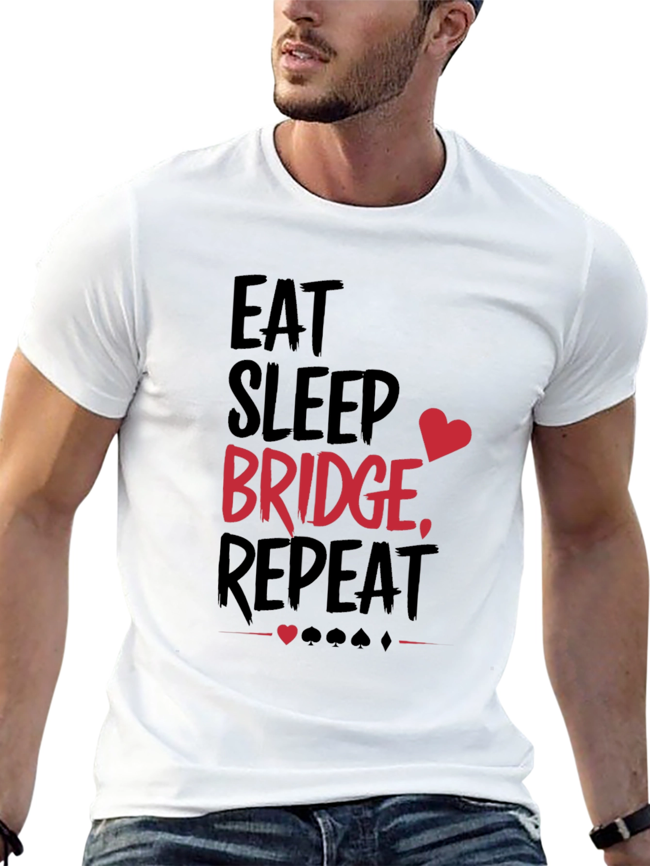 Eat Sleep Bridge Repeat T-Shirt