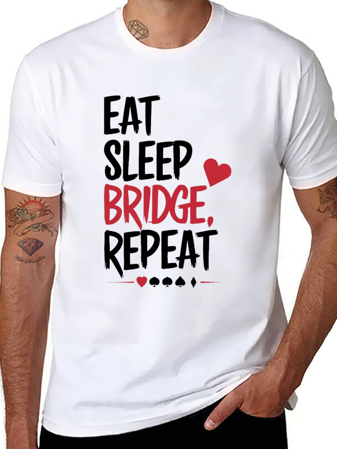 Eat Sleep Bridge Repeat T-Shirt