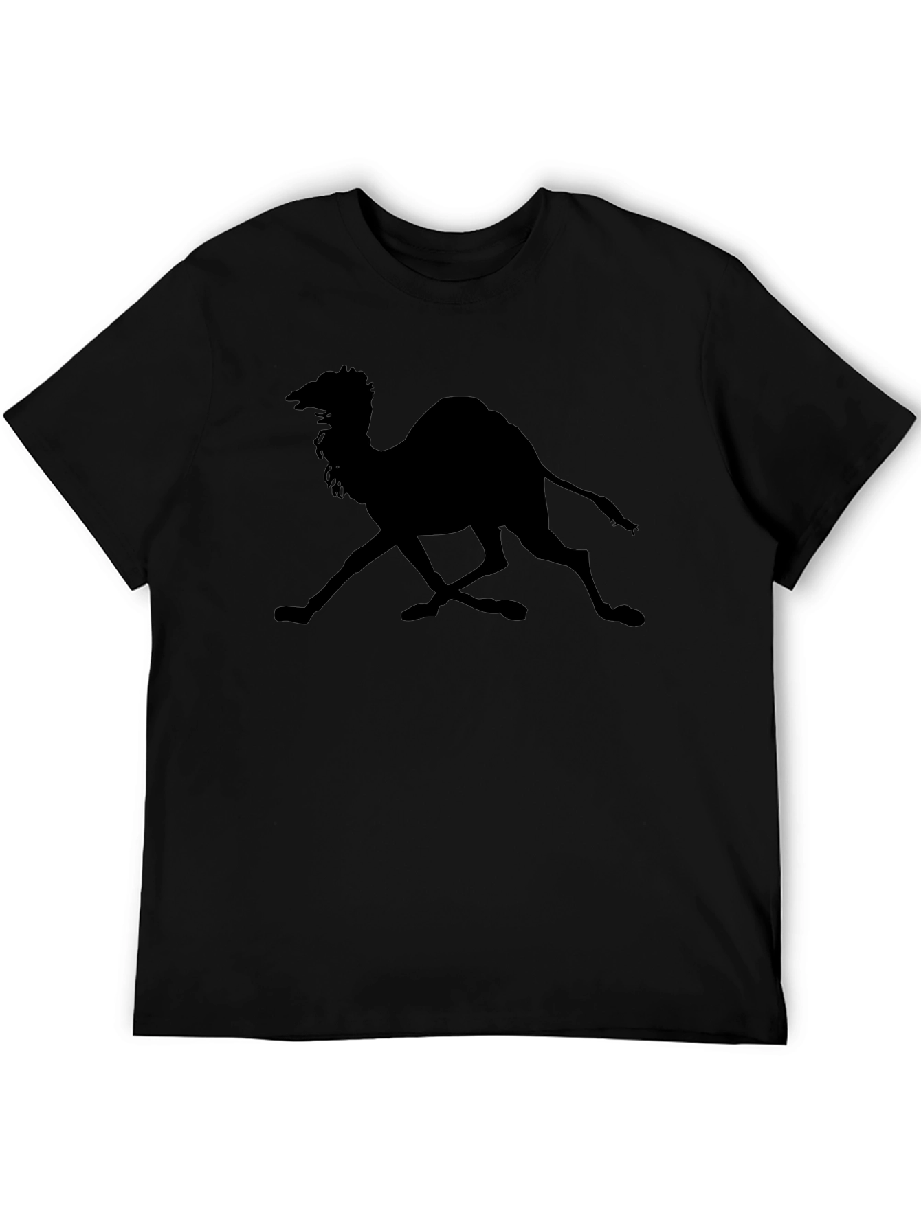 Camel Silhouette Black T-Shirt
