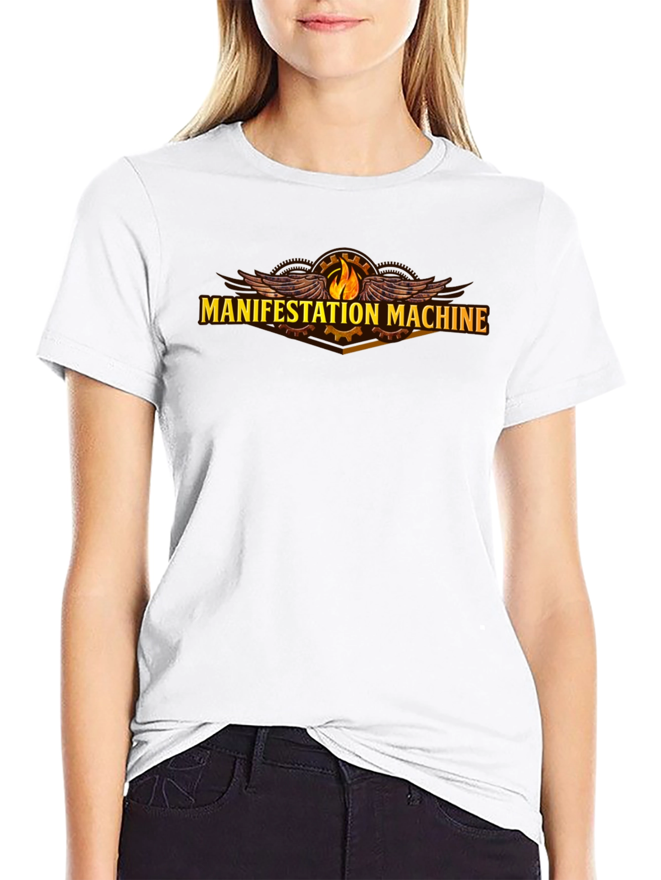 Manifestation Machine Graphic Tee - Black Cotton