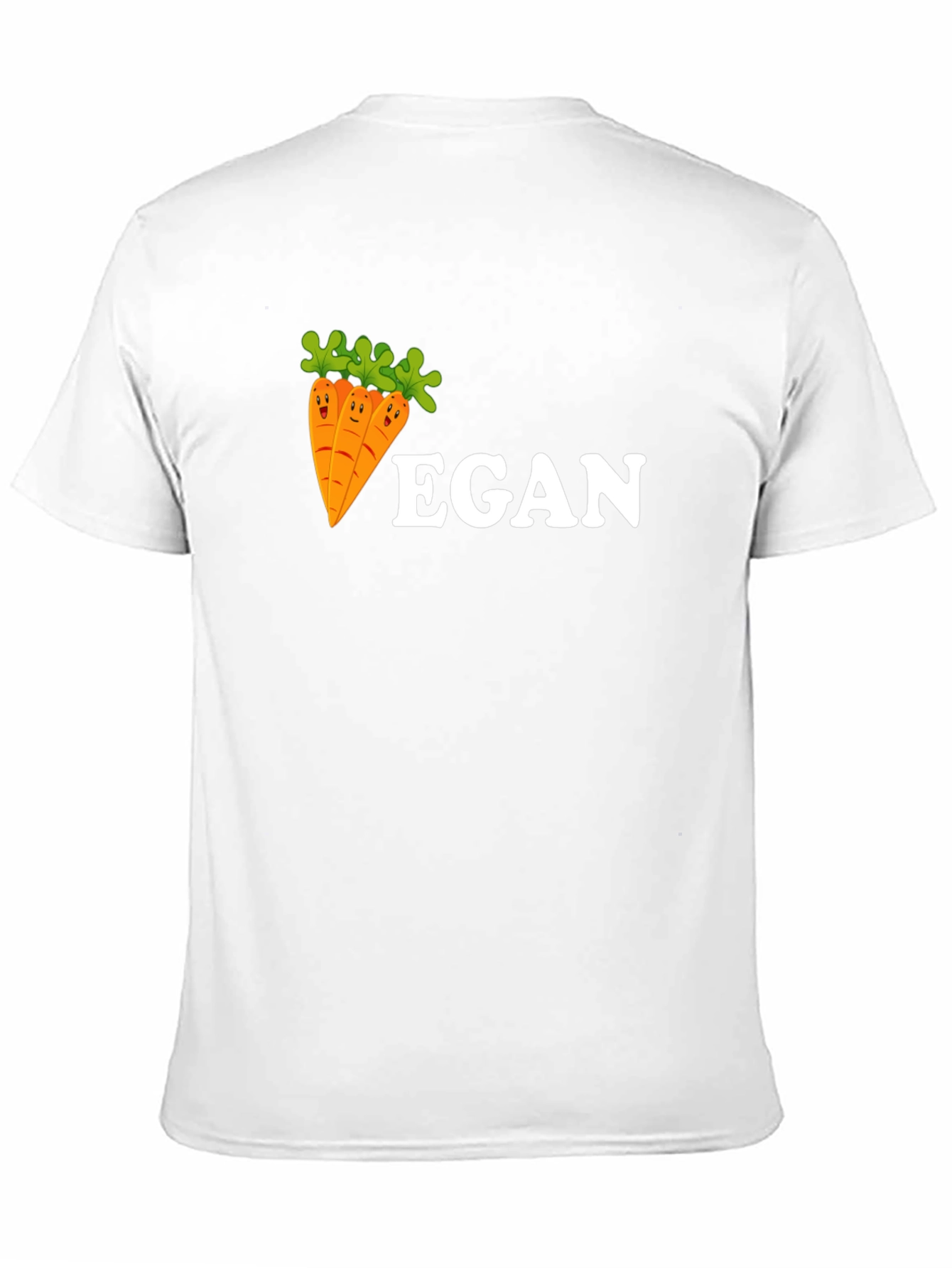 Vegan Carrot Cartoon T-Shirt