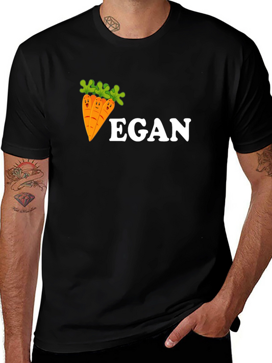 Vegan Carrot Cartoon T-Shirt