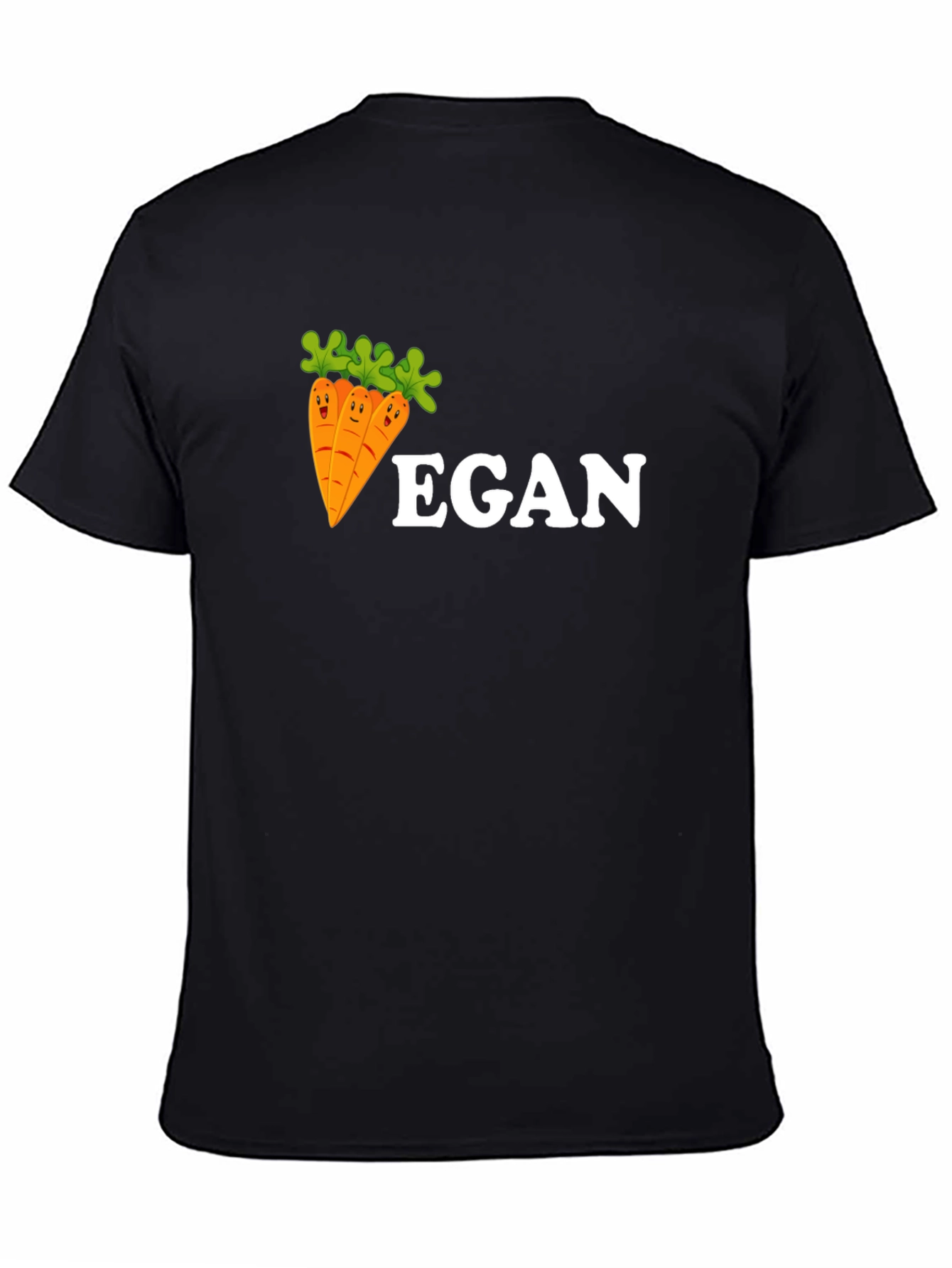 Vegan Carrot Cartoon T-Shirt