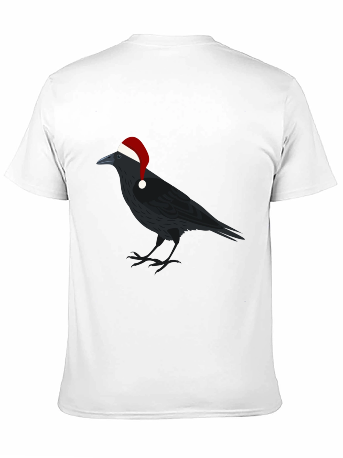 Crow Christmas T-Shirt - Holiday Raven Tee
