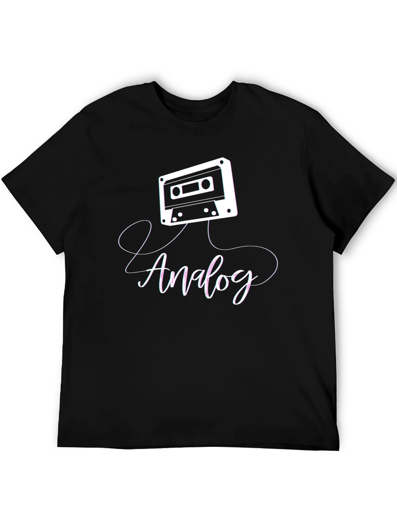 Retro Analog Cassette Tape Graphic T-Shirt