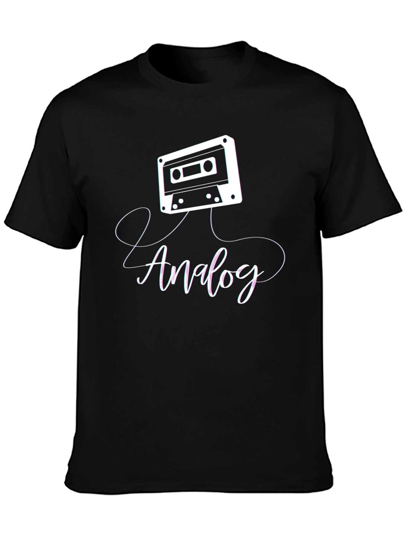 Retro Analog Cassette Tape Graphic T-Shirt