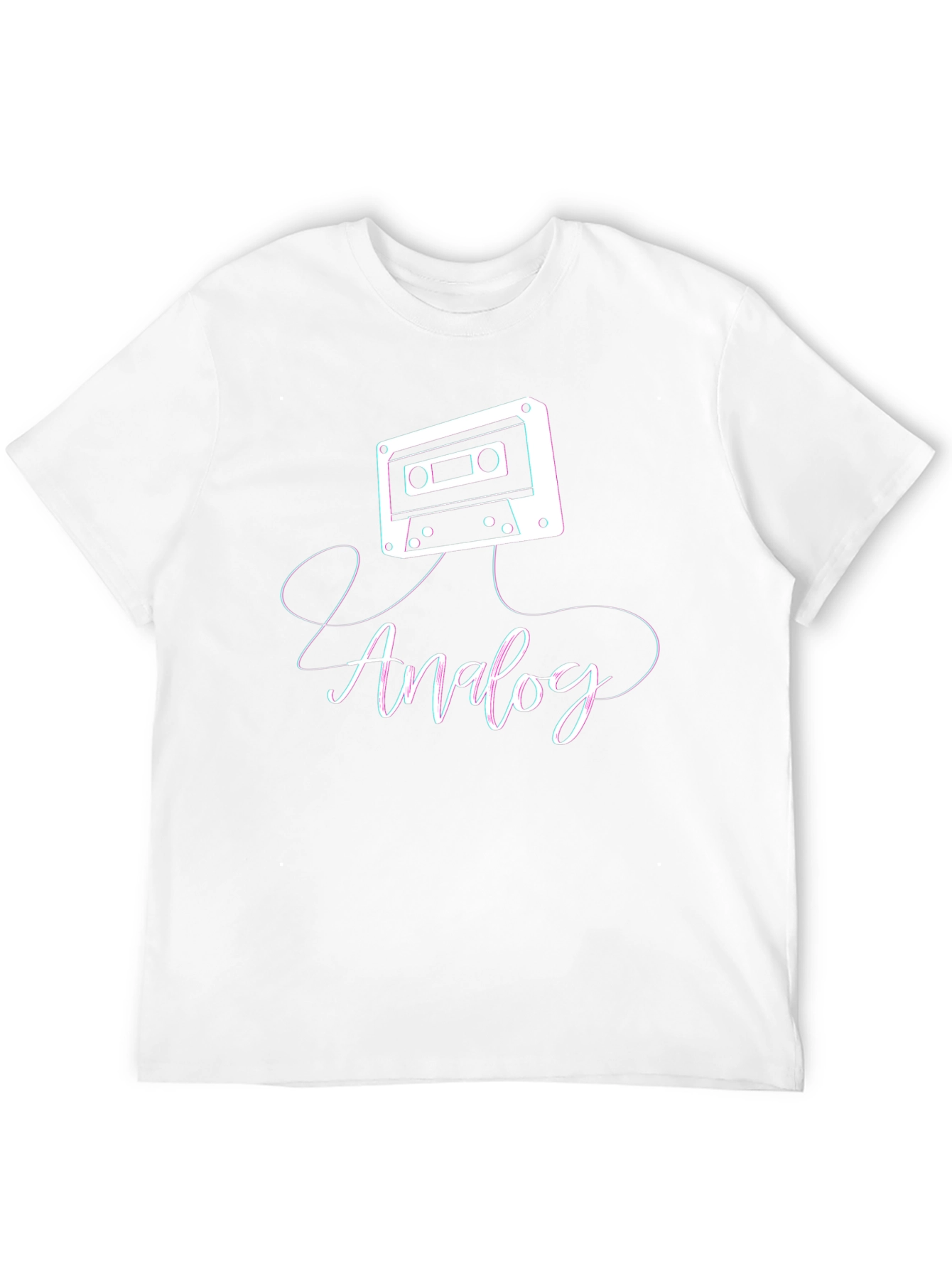 Retro Analog Cassette Tape Graphic T-Shirt
