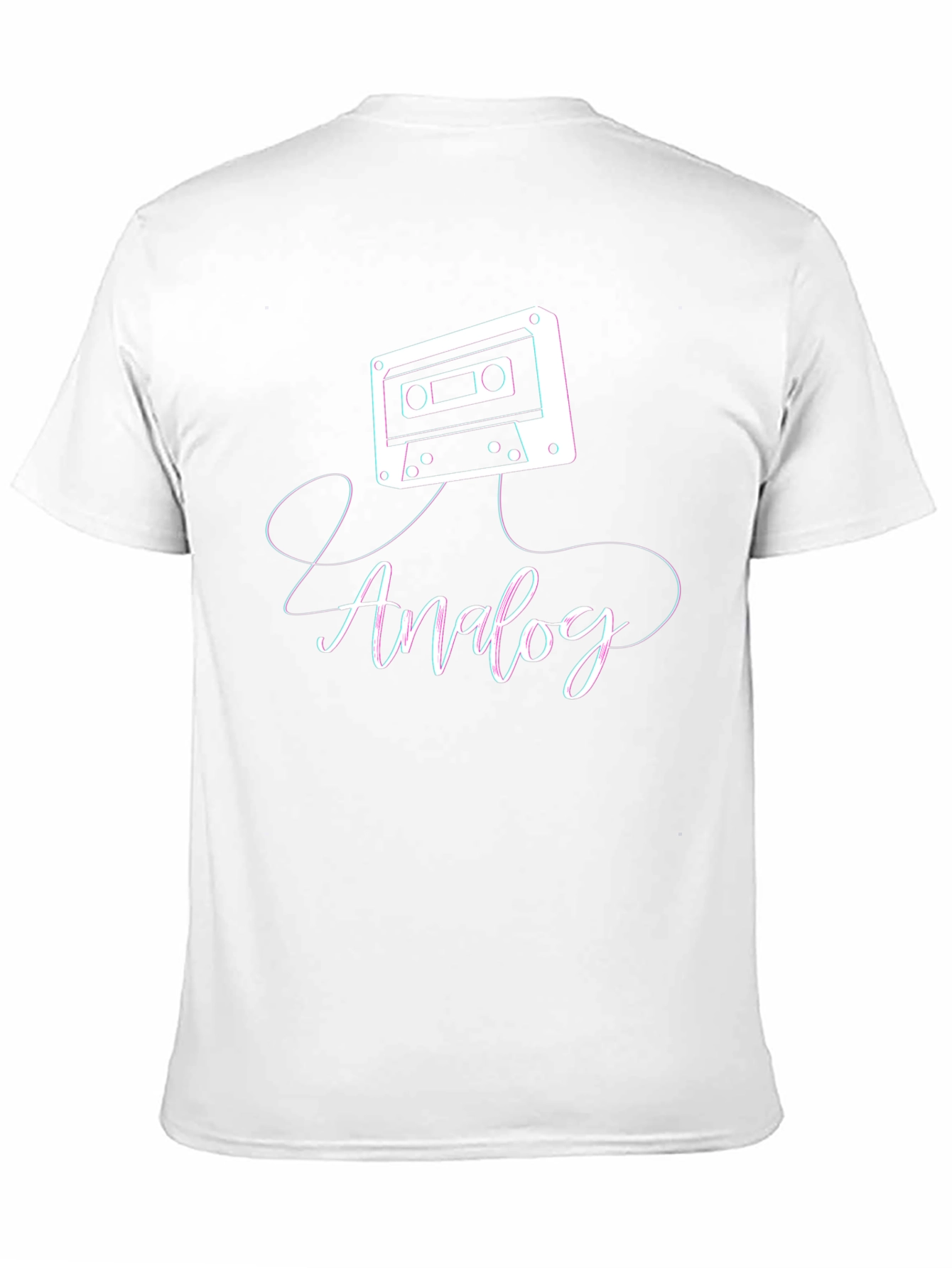 Retro Analog Cassette Tape Graphic T-Shirt