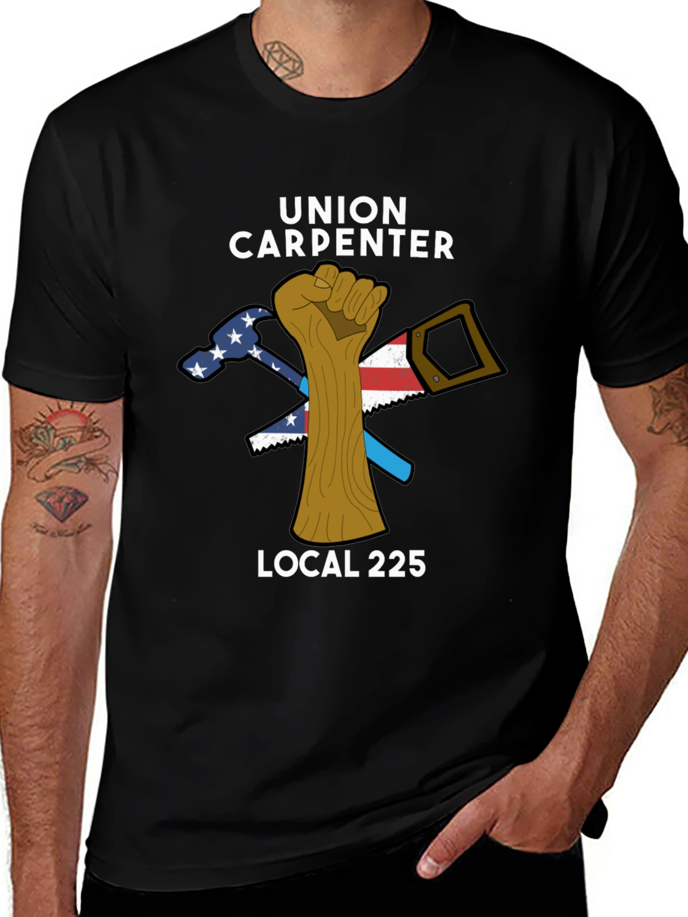 Union Carpenter Local 225 Graphic T-Shirt