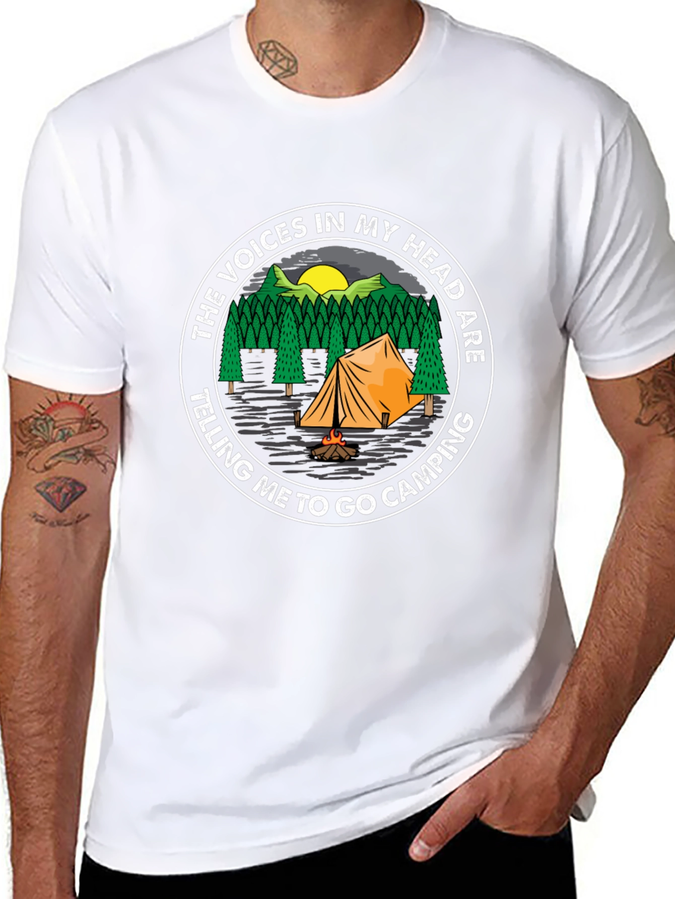 Camping Trip T-Shirt: Voices in My Head Tee