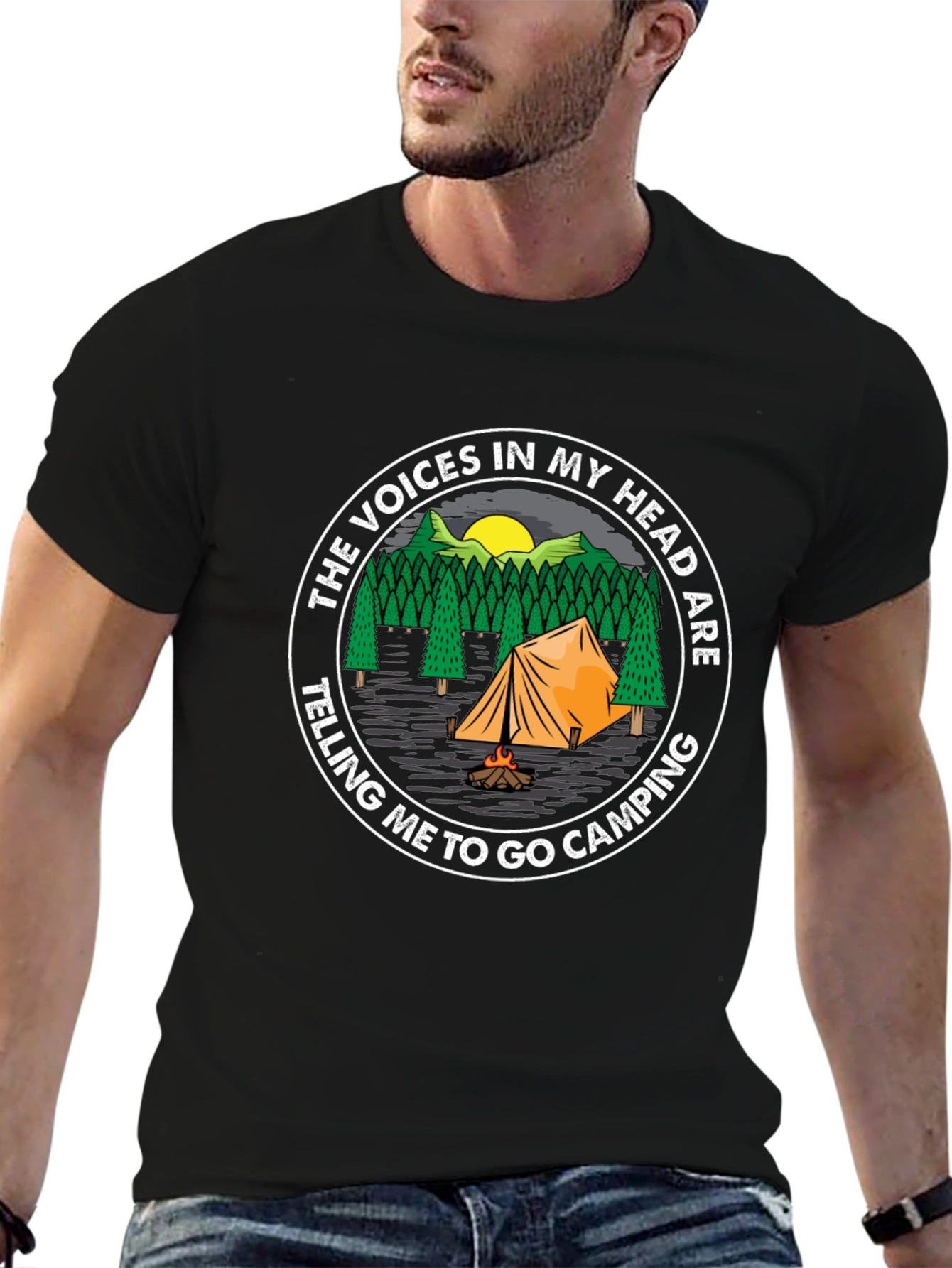 Camping Trip T-Shirt: Voices in My Head Tee