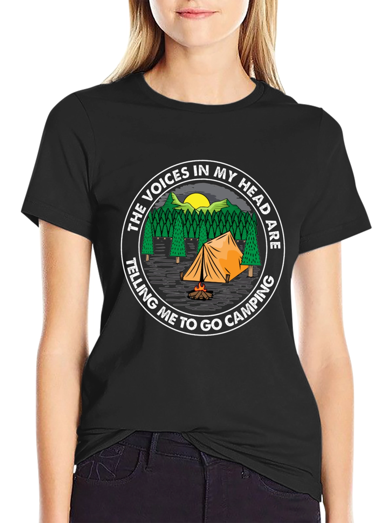 Camping Trip T-Shirt: Voices in My Head Tee