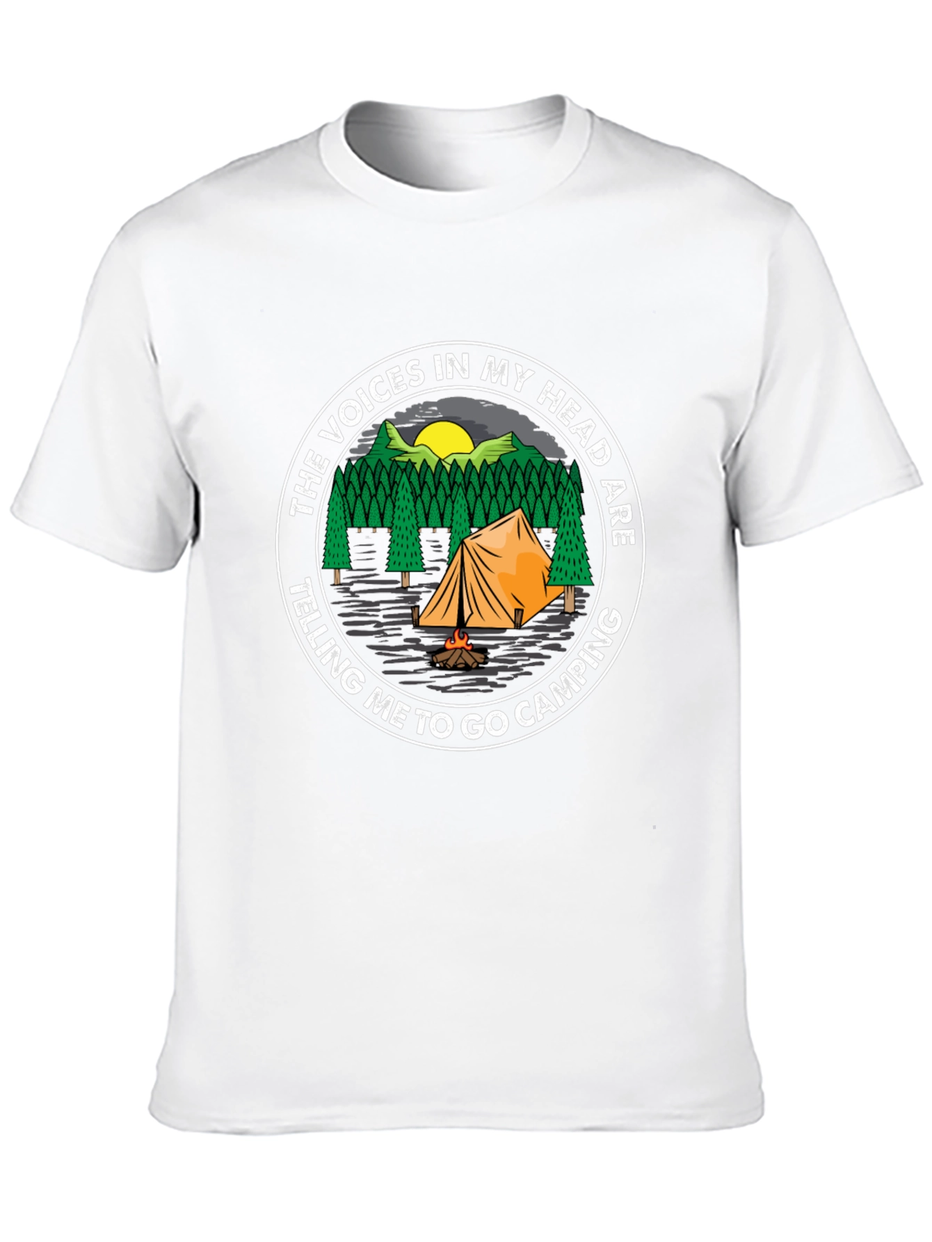 Camping Trip T-Shirt: Voices in My Head Tee