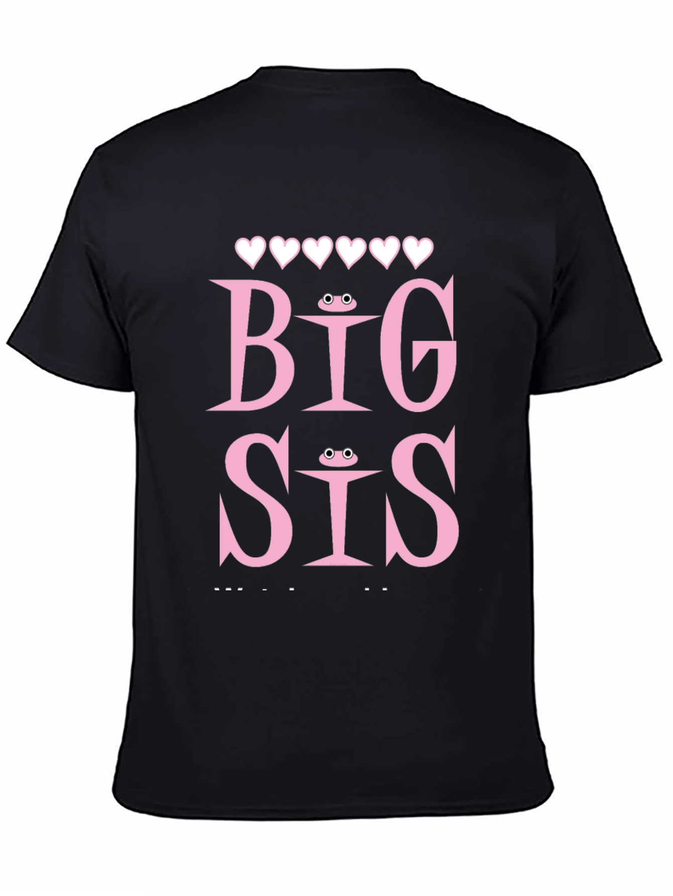 Big Sis T-Shirt Frog Eye Detail
