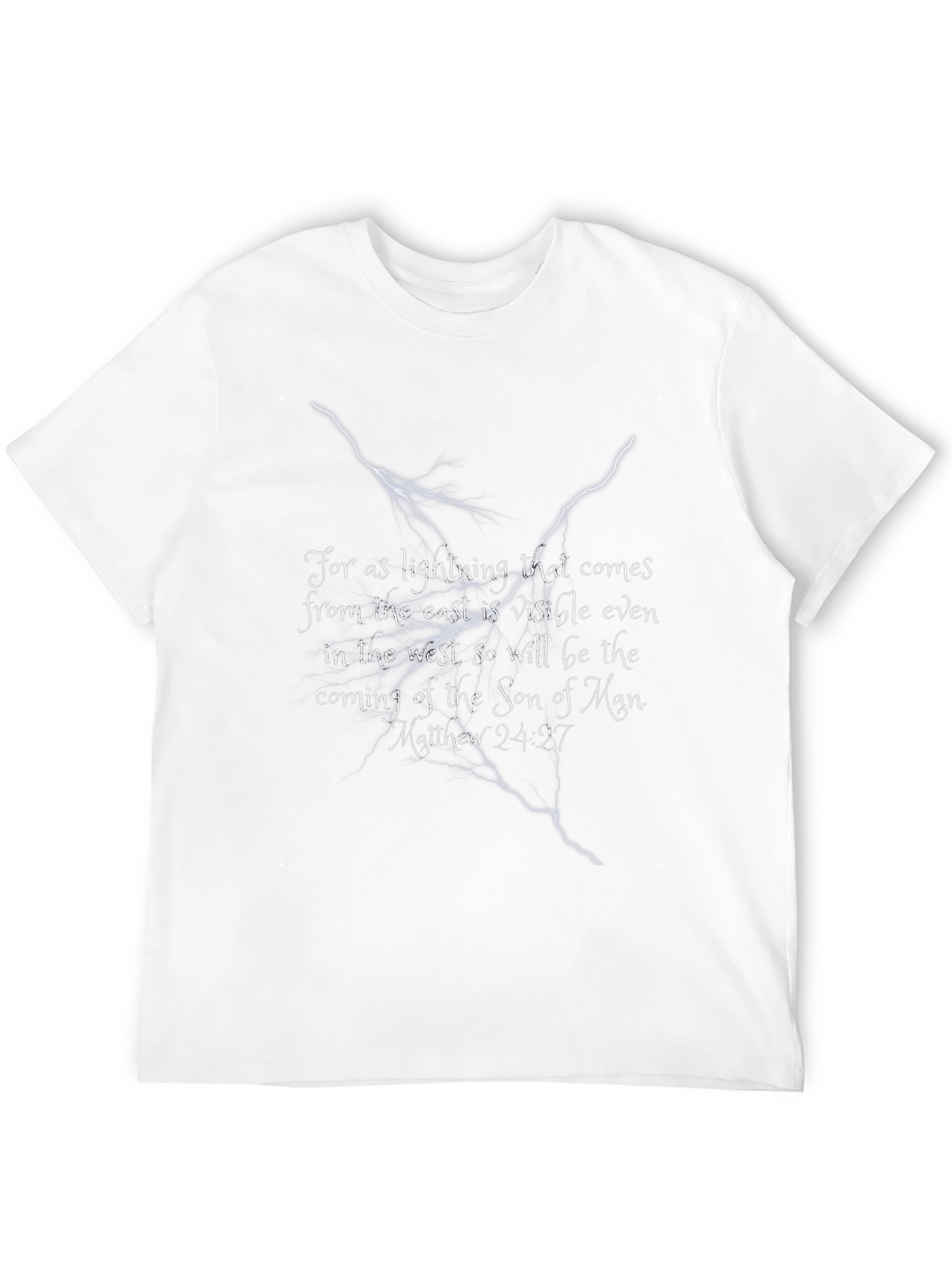 Matthew 24:27 Lightning T-Shirt