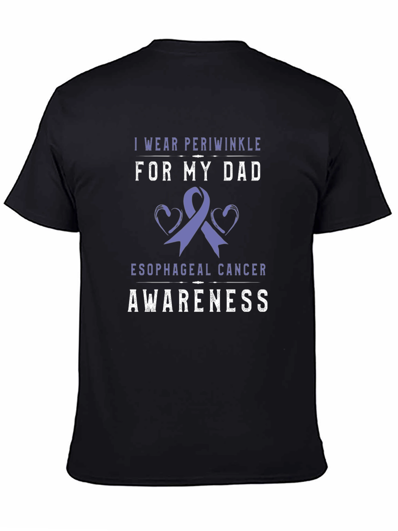 Periwinkle Esophageal Cancer Awareness T-Shirt