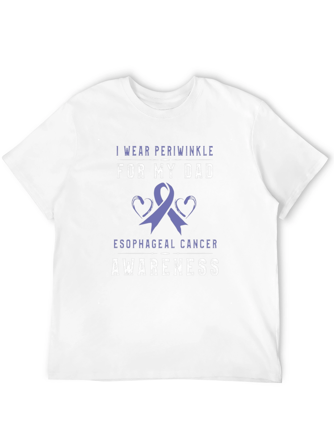 Periwinkle Esophageal Cancer Awareness T-Shirt