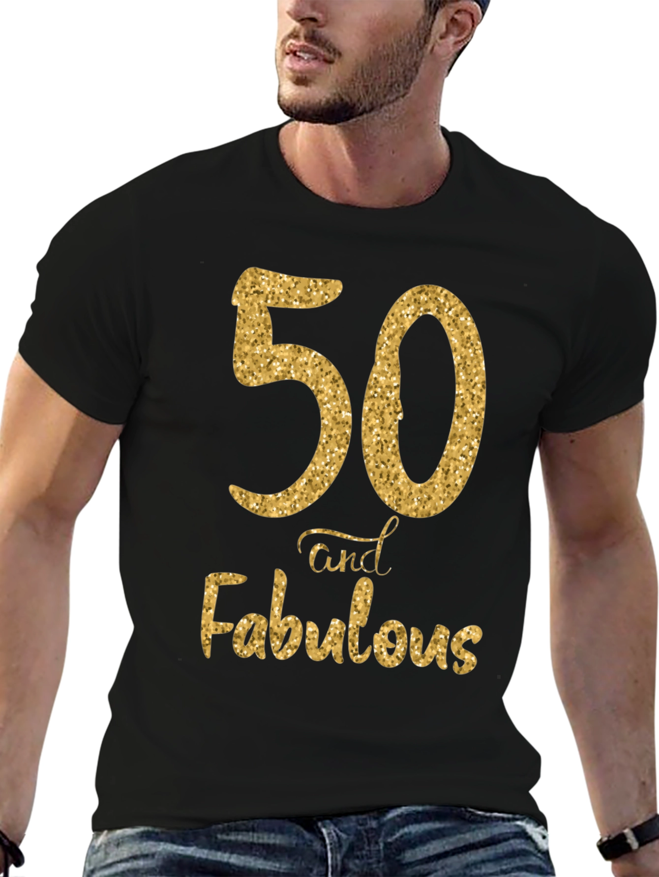 50 and Fabulous Birthday T-Shirt