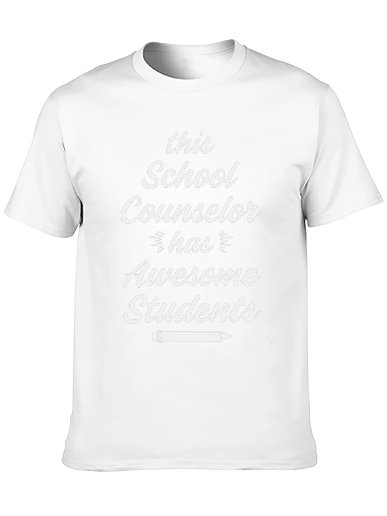 School Counselor Awesome Students T-Shirt