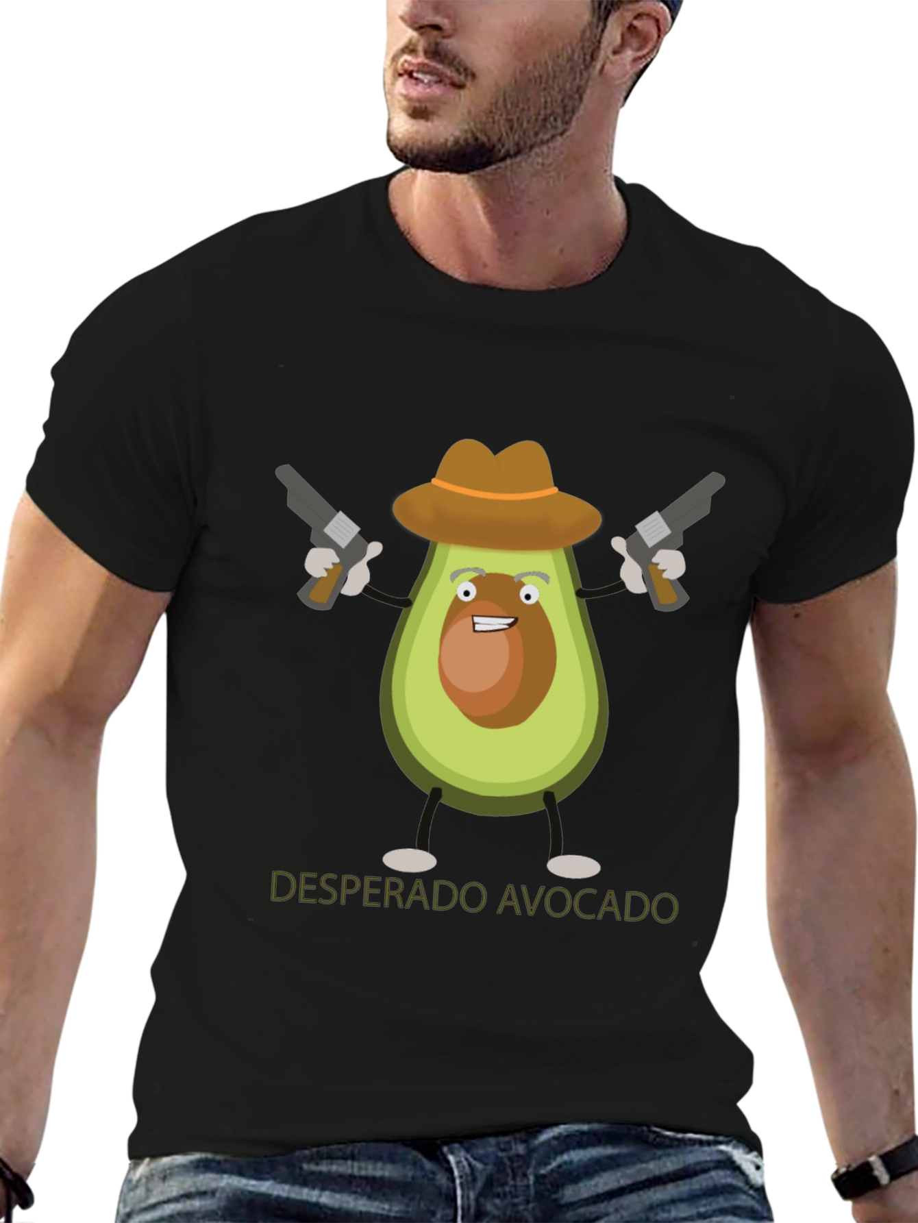 Desperado Avocado Graphic T-Shirt - Funny Western Tee