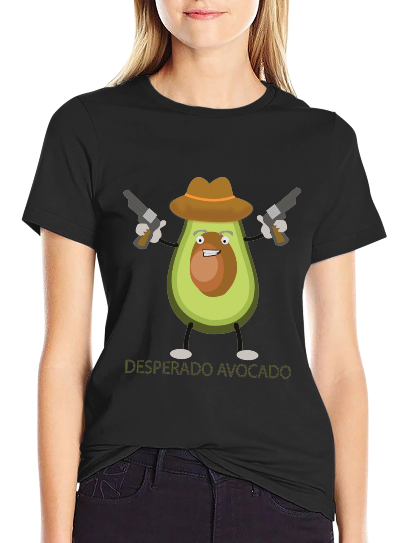 Desperado Avocado Graphic T-Shirt - Funny Western Tee